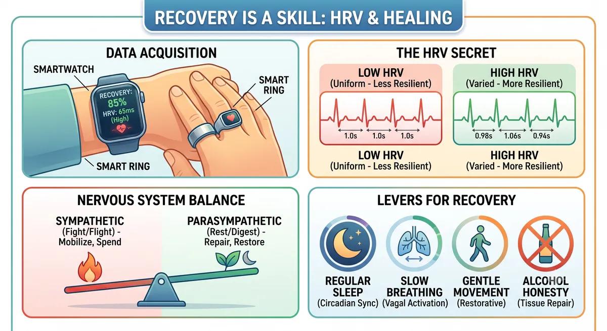 Recovery is a skill: what HRV taught me about healing faster